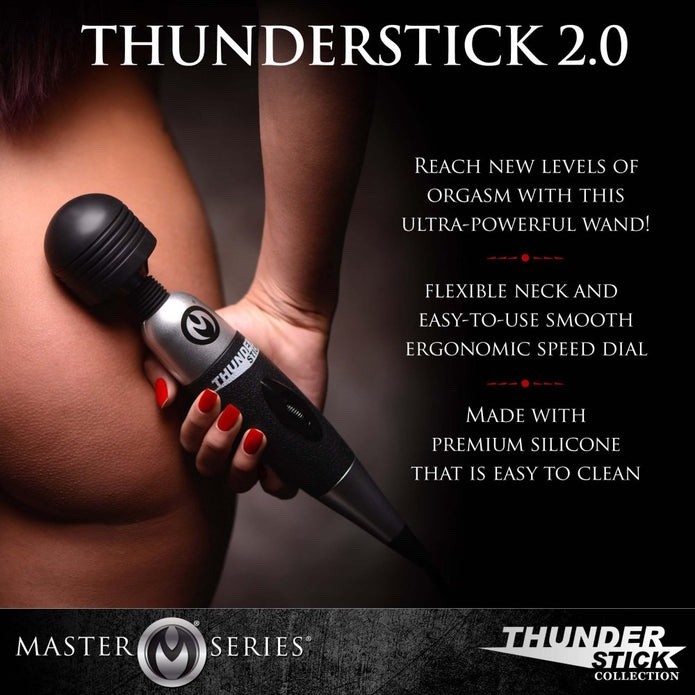 Thunderstick 2.0 Super Charged Power Wand Massager, Strongest, Most Powerful
