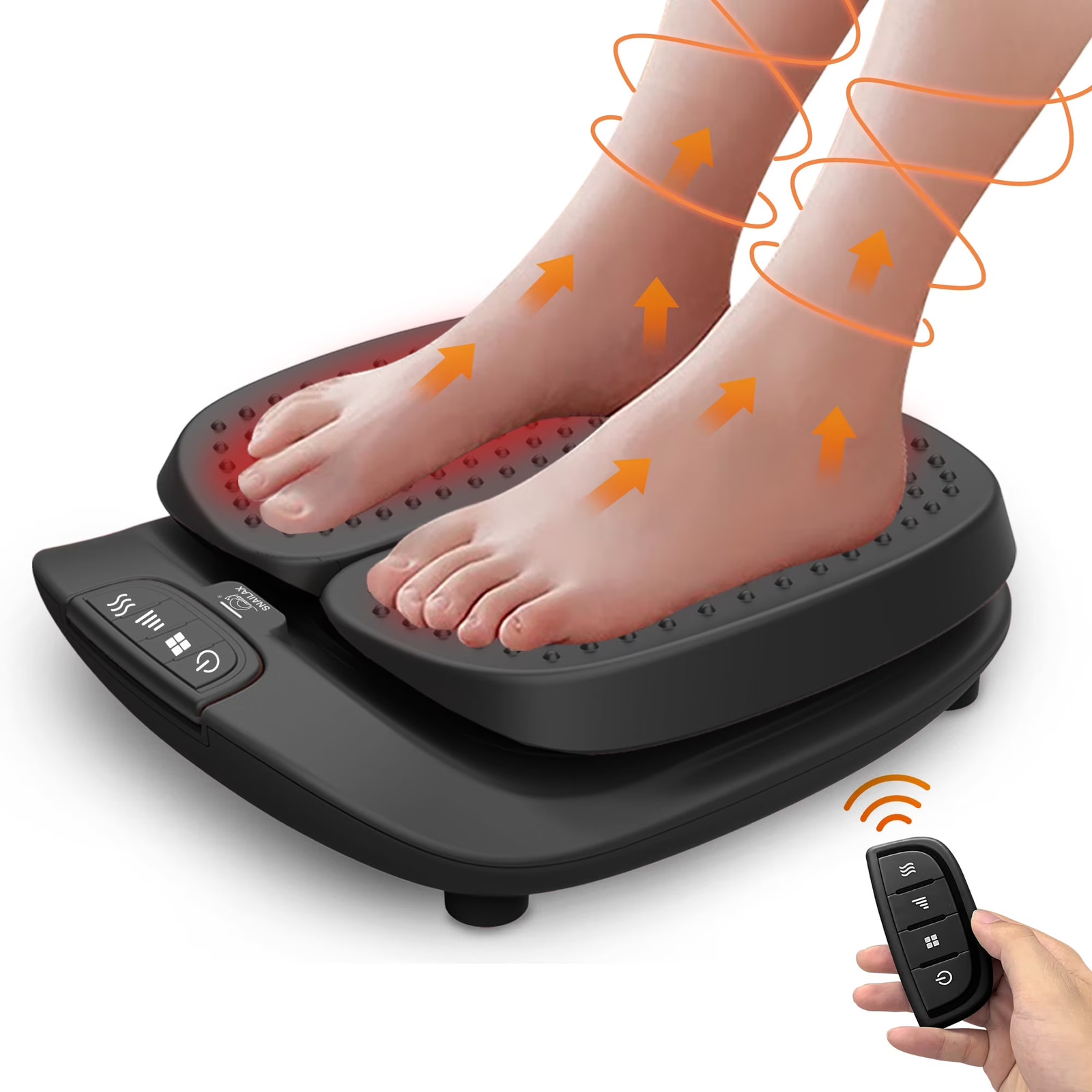 Foot Massager with Vibration & Heat for Pain Relief, Remote Control,Mother’S Day