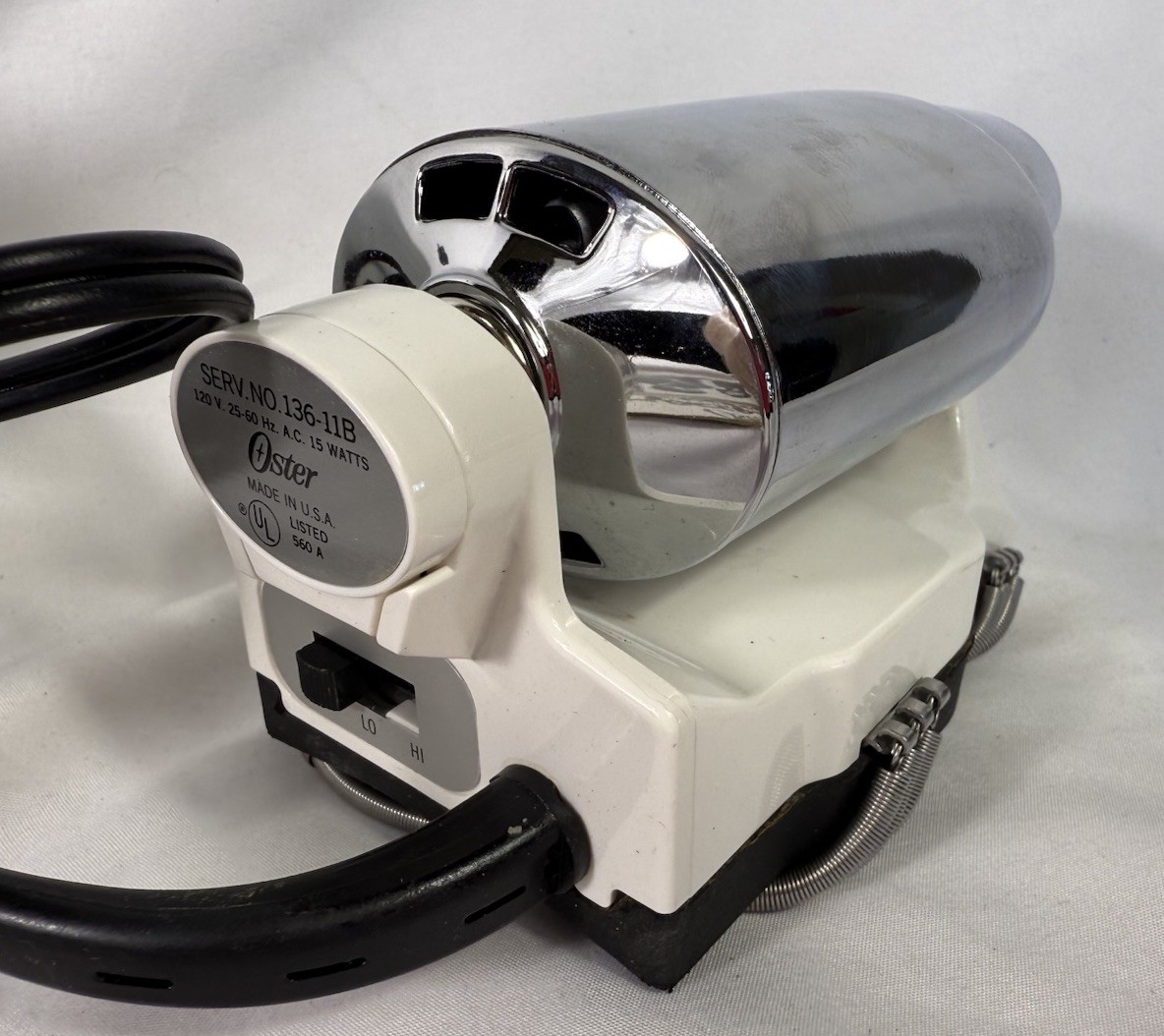 VINTAGE Oster Swedish Style Massager 2-Intensity 136-11 w/ Box + Manual – Works