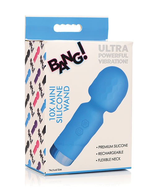 Bang! Mini Silicone Wand – Blue