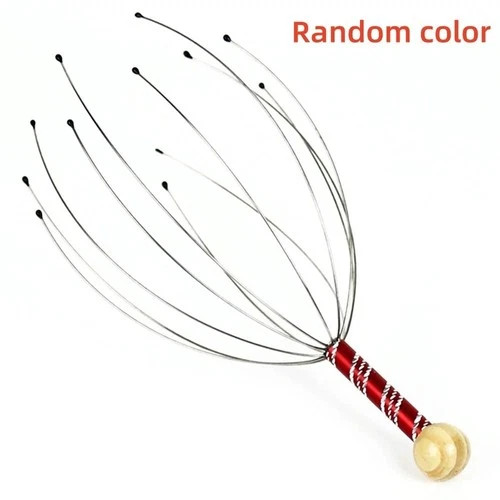 Head Massager Scratcher Neck Massage Scalp Relax Calm Stress Relief Octopus