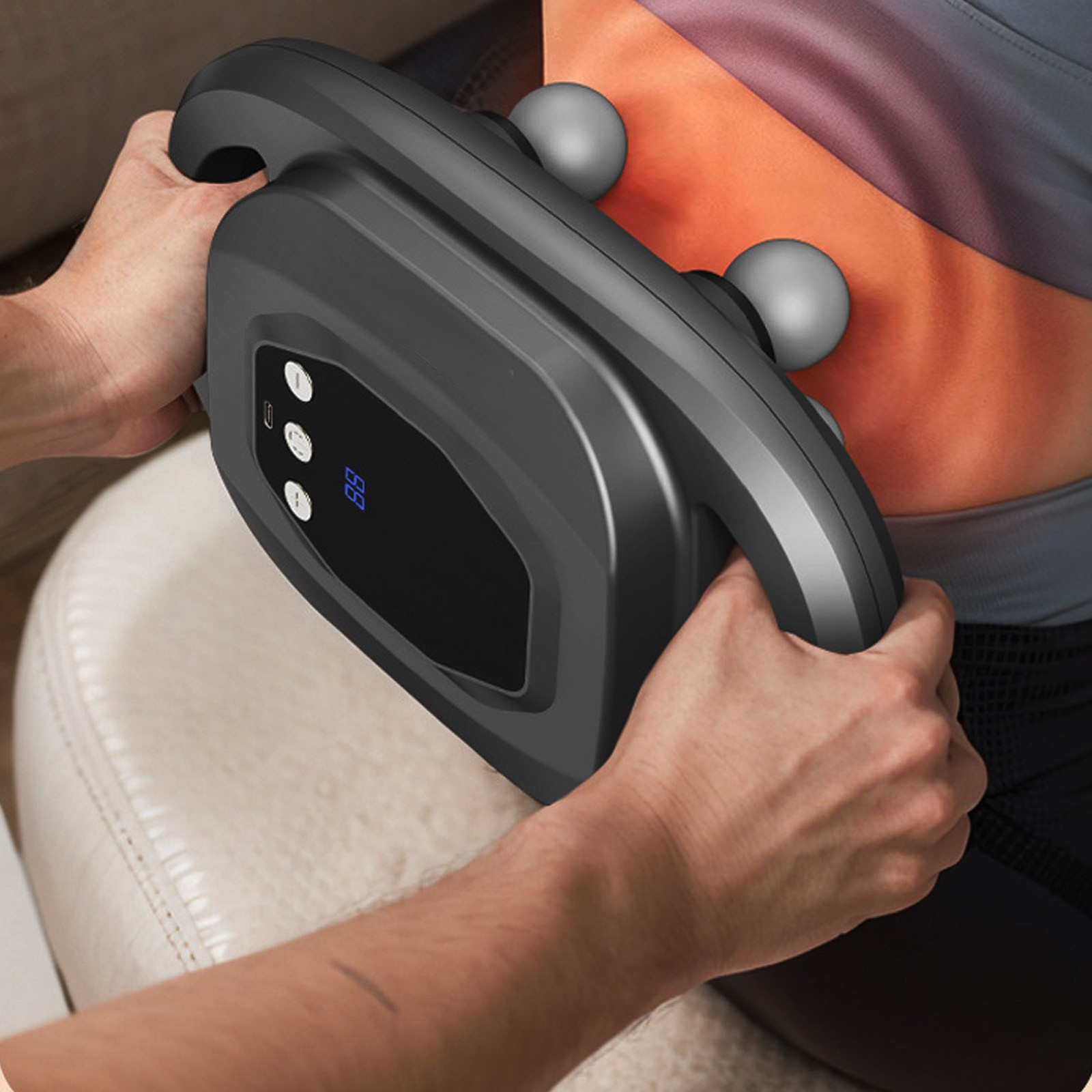 Muscle Massager EVA ABS Deep Tissue Massager 6 Heads For Home