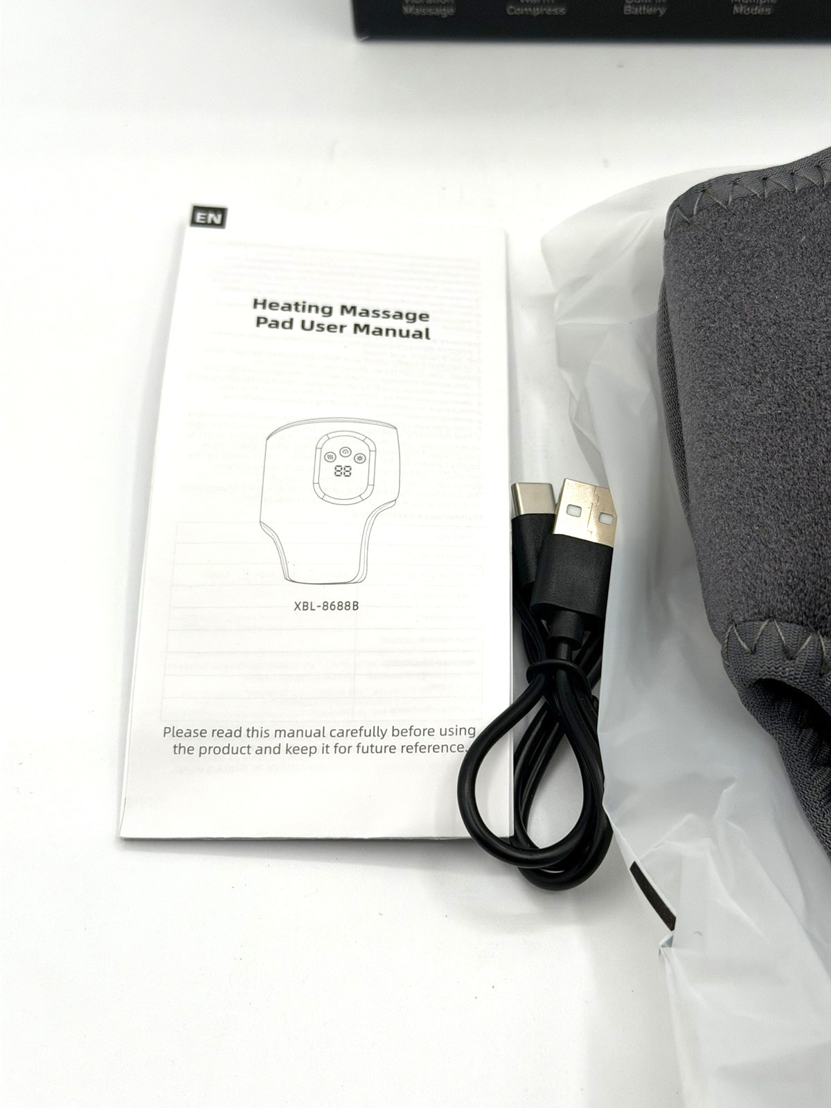 EMSense Pulsating Heating Therapy Foot Massager Cordless Vibration – Brand New