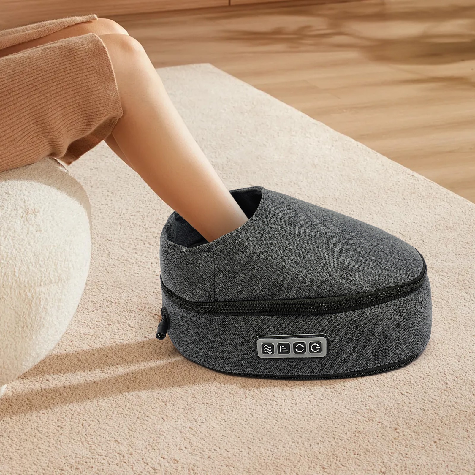 3 Gears Thermal Foot Massager Machine Electric Heat Foot Massager 45℃/113℉