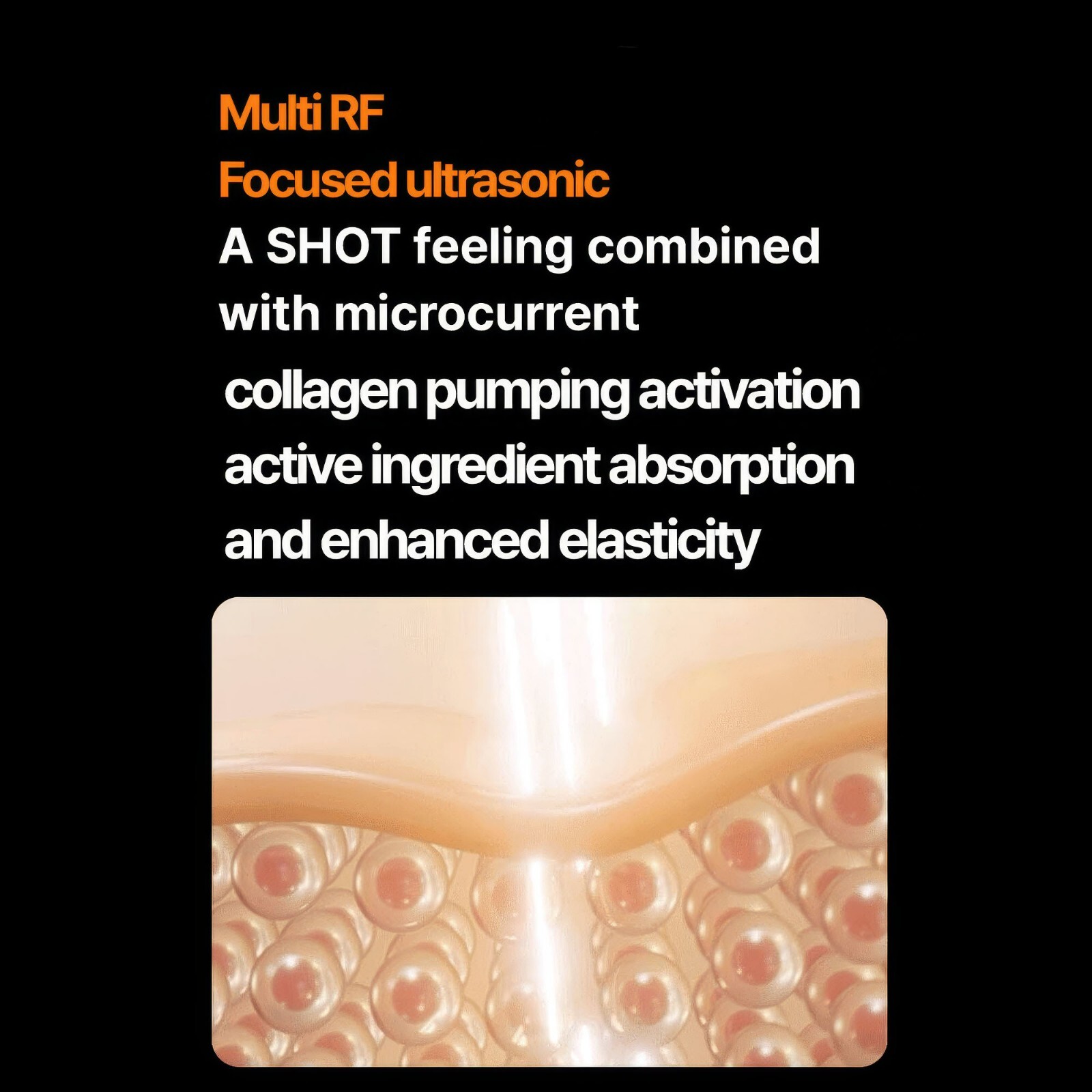 PEARLCARE Triple-Way Skin Regeneration Elasticity Skin Volume RF Ultrasonic