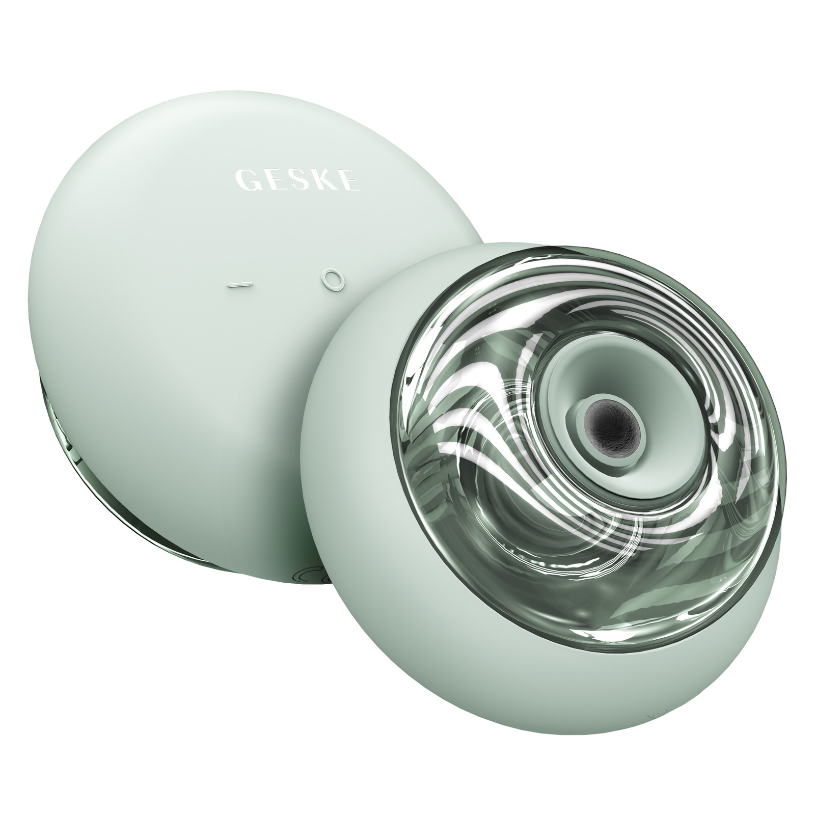 GESKE Sonic Cool & Warm Face and Body Massager 9 in 1 Green