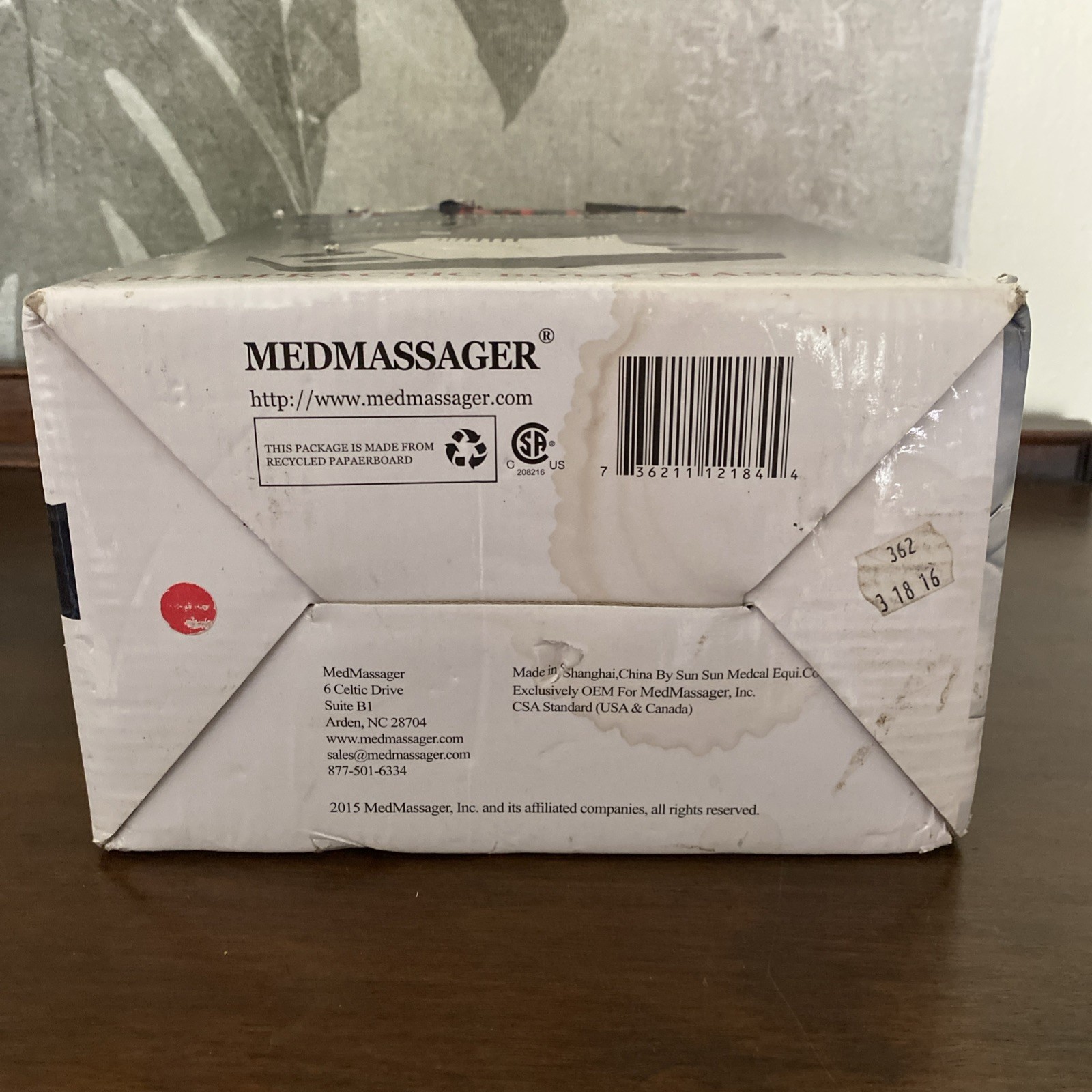 Med Massager Deep Tissue Massage Therapy Chiropractic Body Massager New In Box