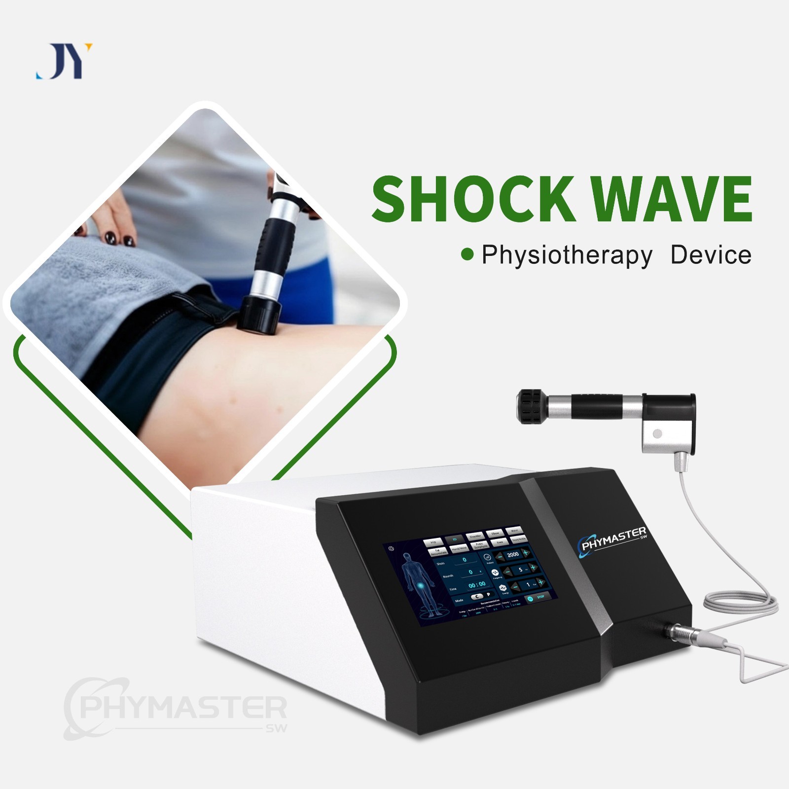 10 Bar Radial ED Shockwave Therapy Machine Deep Relief for Chronic Pain Massage