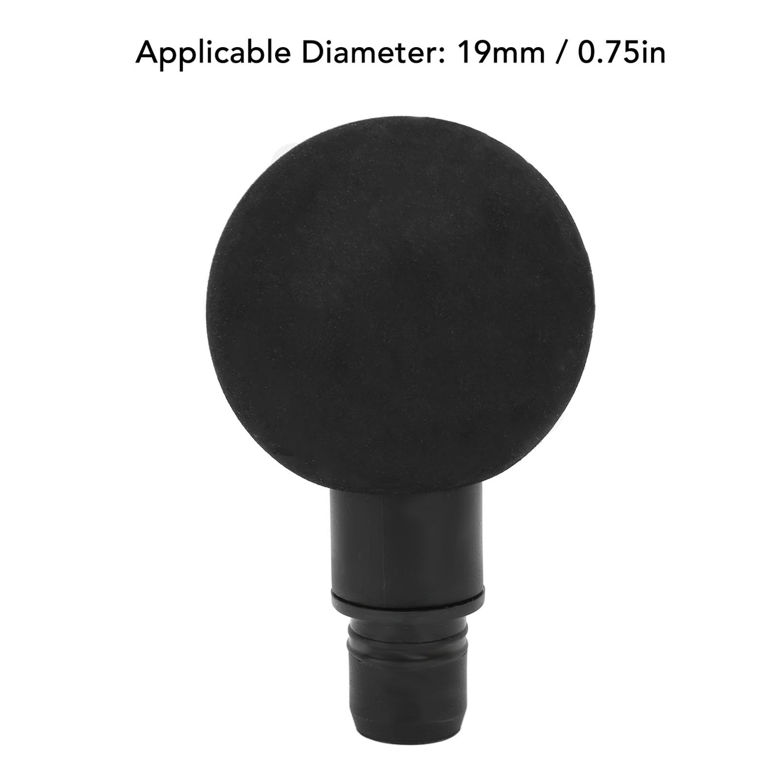 19mm Diameter Muscle Massager Head Deep Tissue Applicator Accessory Percussion M
