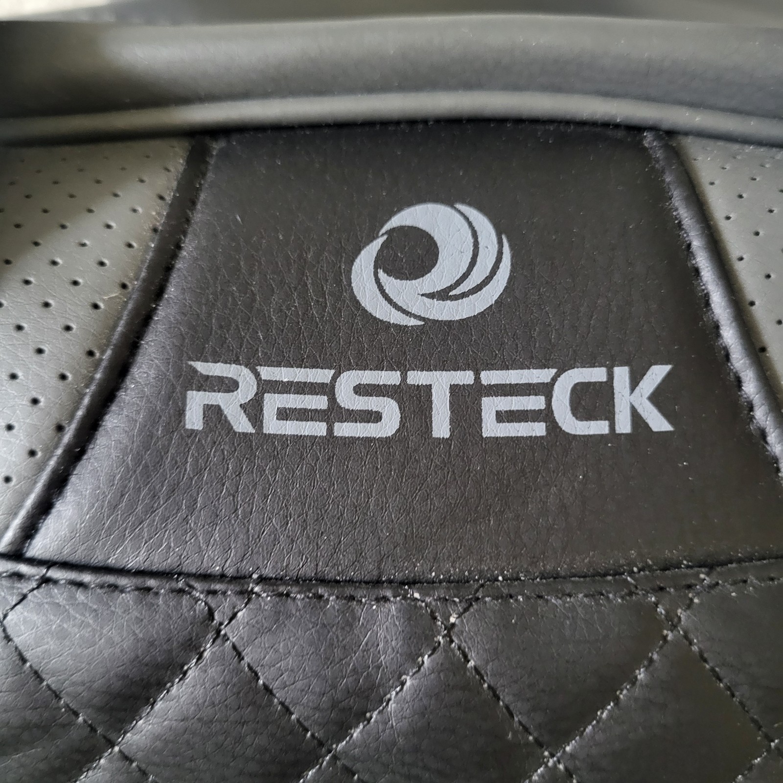 Resteck Shiatsu Massager For Neck & Back Adjustable Levels Never Used, No Box