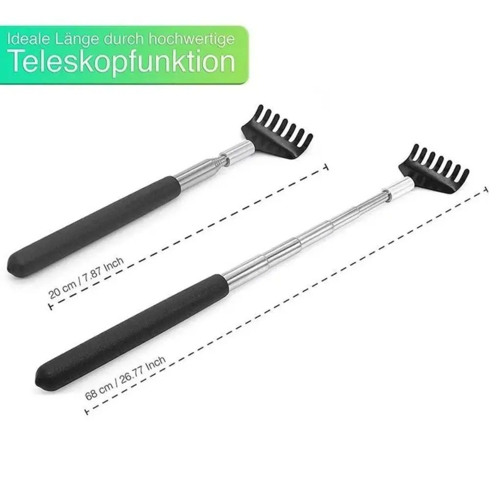 Metal Stainless Steel Back Scratcher Telescopic Extendable Claw Extender