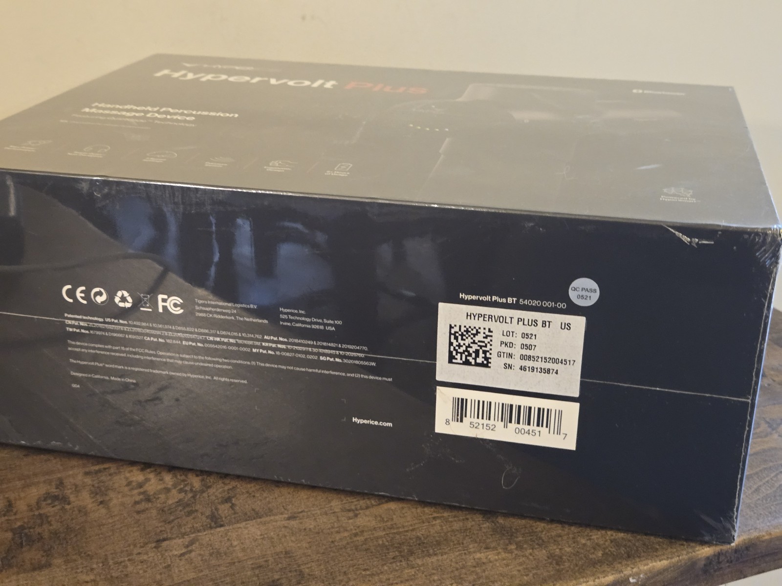 Hyperice Hypervolt Plus Bluetooth Handheld Percussion Massage Device SEALED