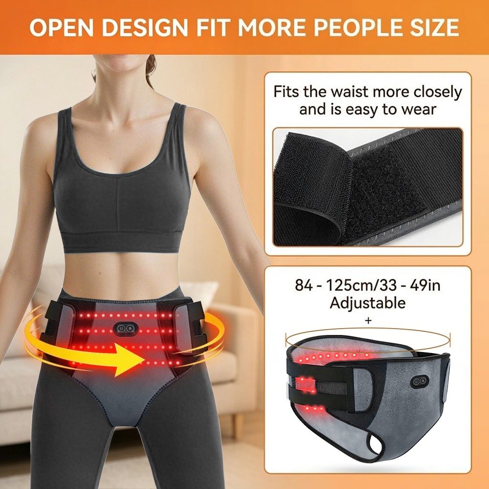 Menstrual Period Heating Pad for Abdomen Pain and Cramps Relief 3 Vibration Mode