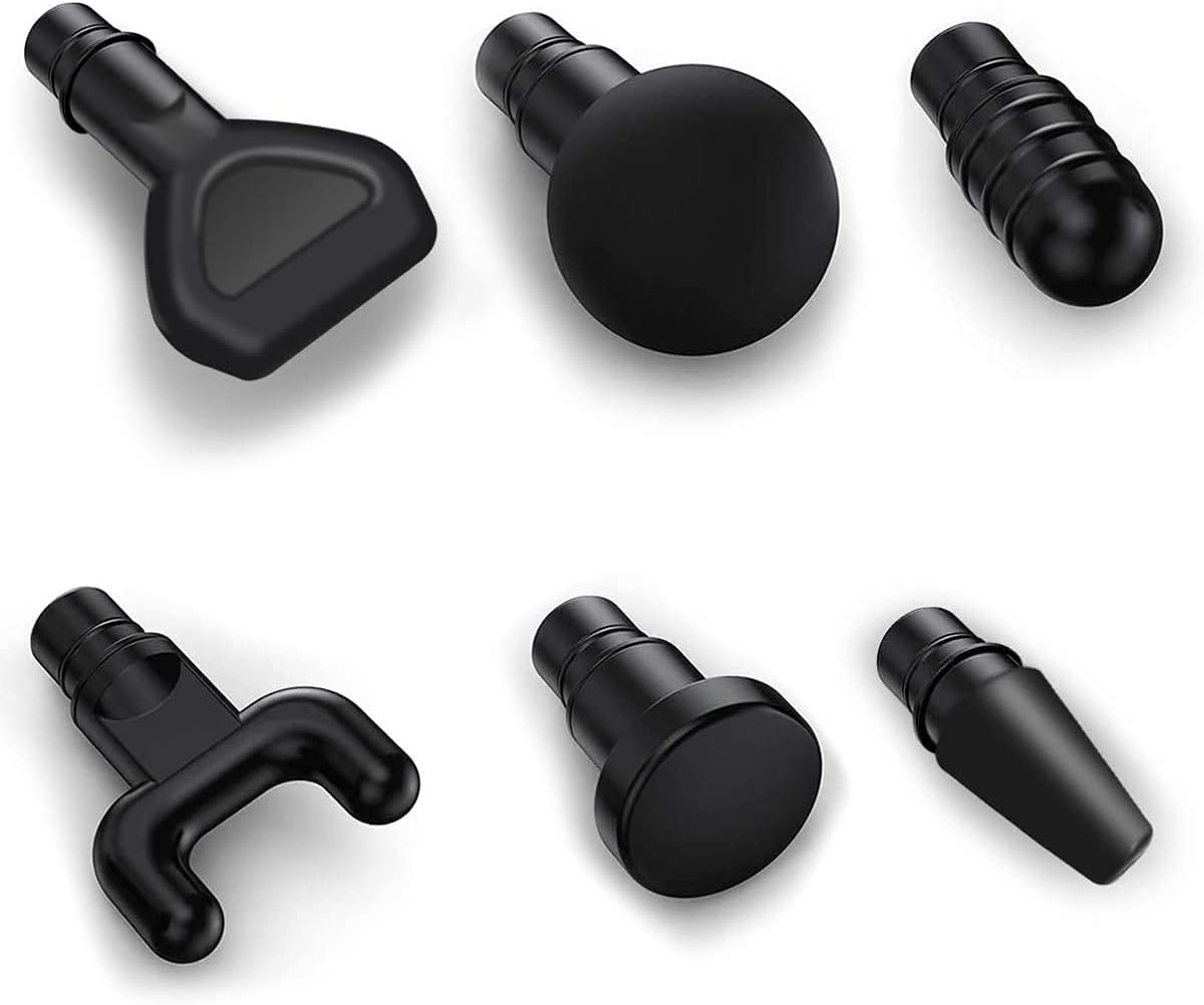 6 Pack Massage Gun Heads for Hypervolt Go Deep Tissu