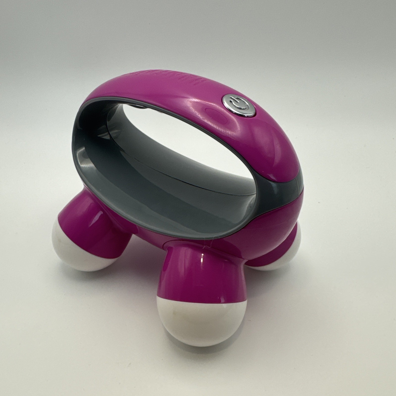 Homedics Quatro-Mini Handheld Massager Purple & Gray Personal Massage