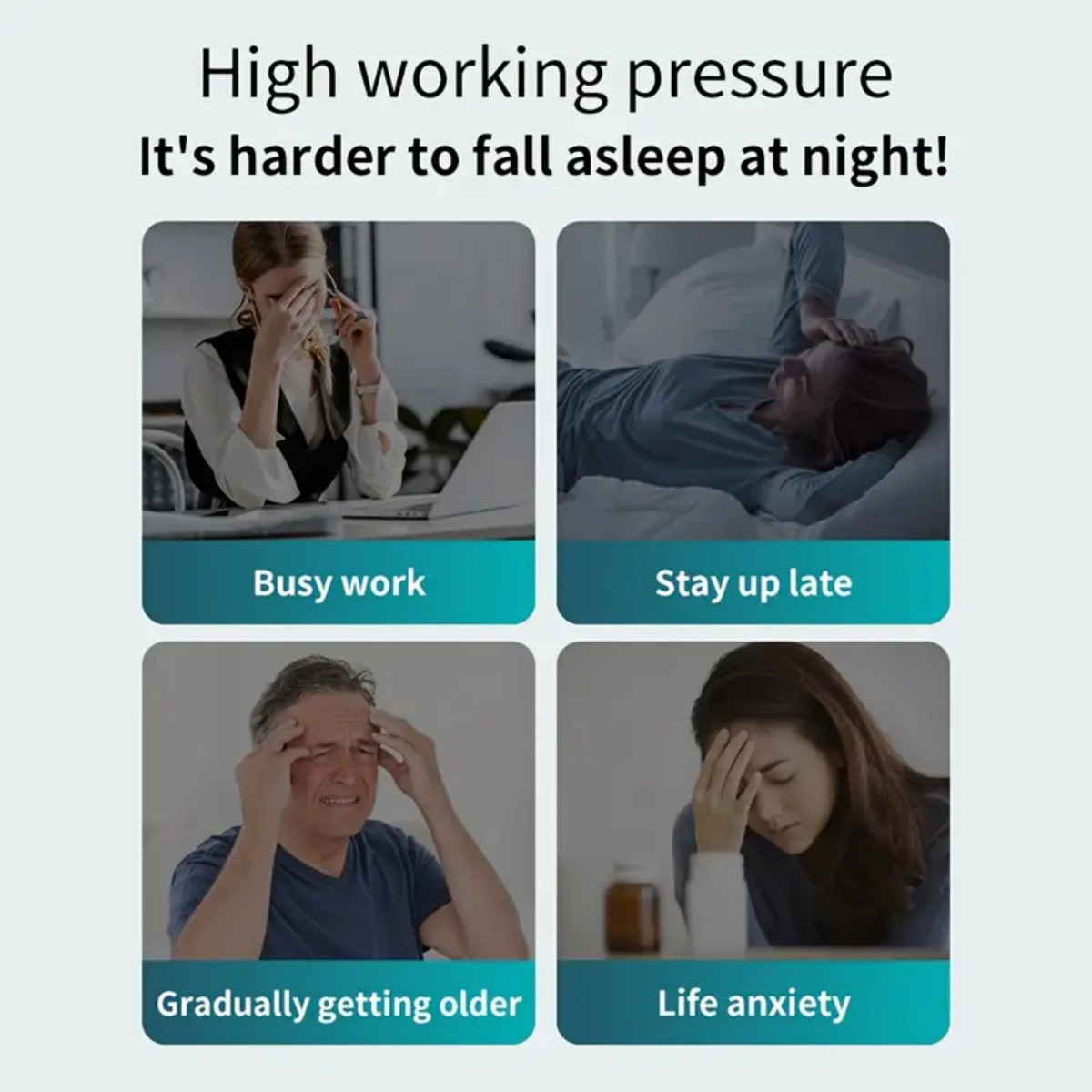 Air Pressure airbag Intelligent Hand-held Heated Electric Head Massager