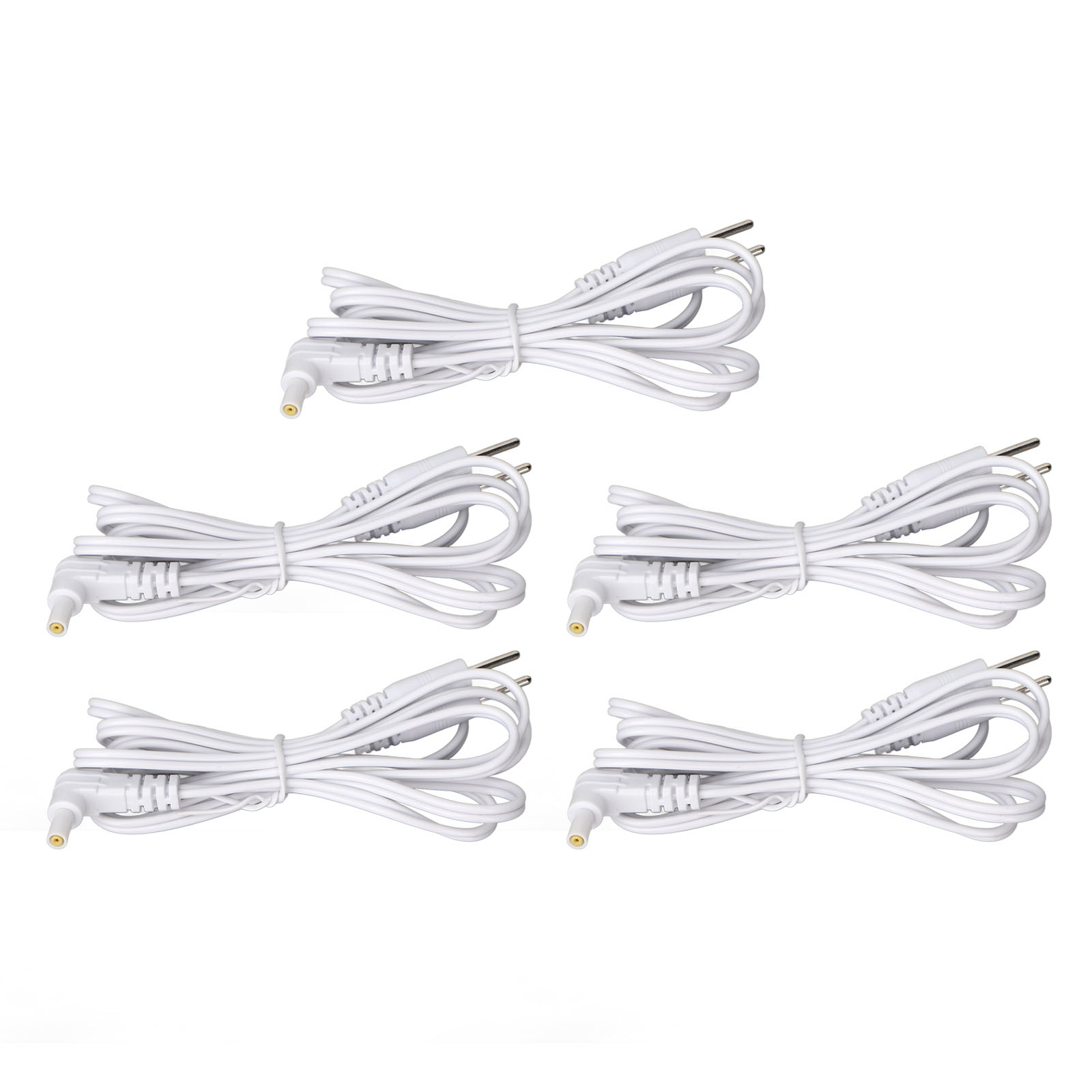 5pcs Replacement Electrode Wires 2.35mm 2 Pin Connector Electrodes Wire