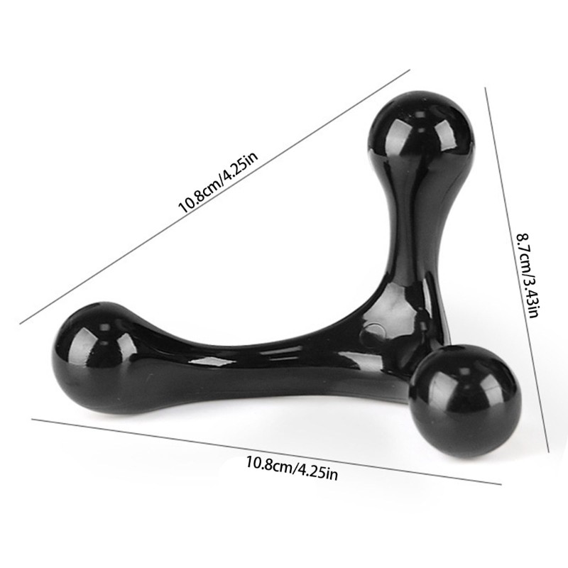 Arch Body Massager Health Massage Tool Handheld Manual Massager for Face Arm Leg