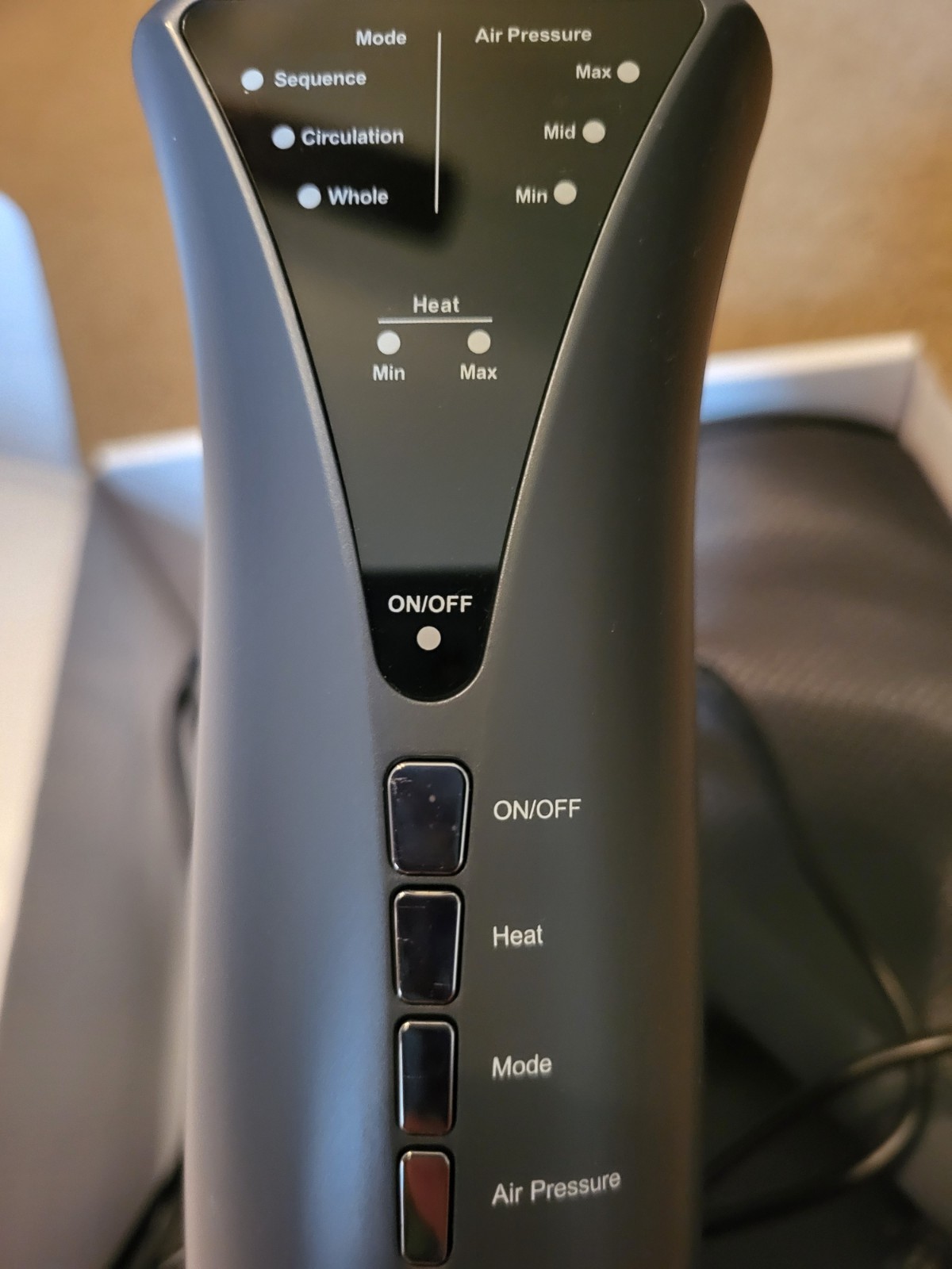 Fit King Air Compression Leg Massager w/ Heat, Multispeed, FT-017A