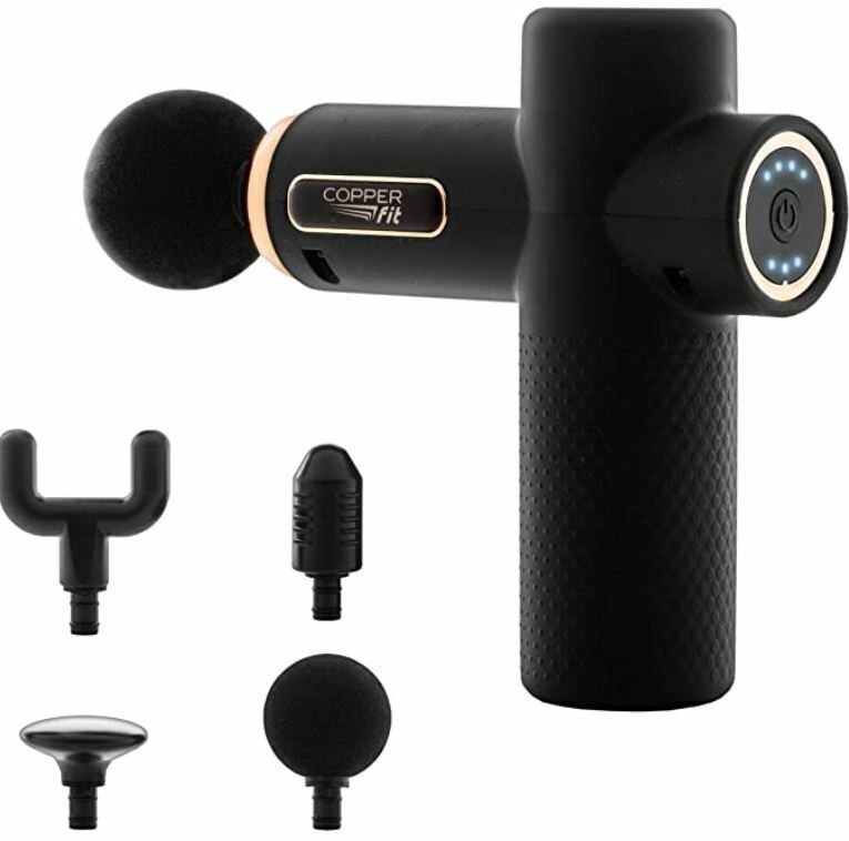 Copper Fit Cordless Massage Gun – Black (CFMASG)