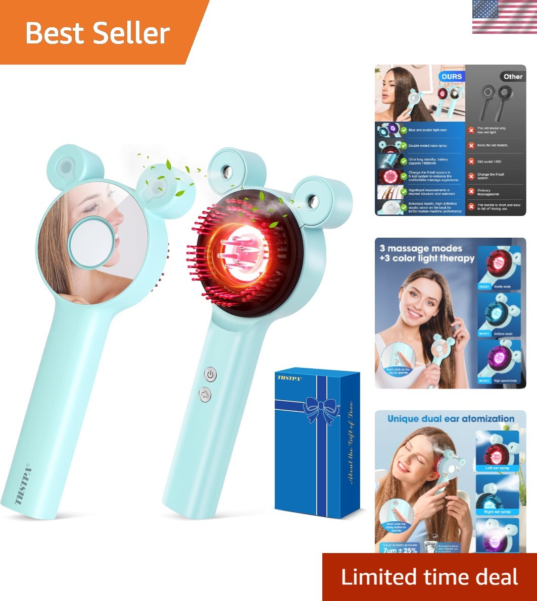 Portable Electric Scalp Massager & Hair Oil Applicator – Enhance Hair Wellness