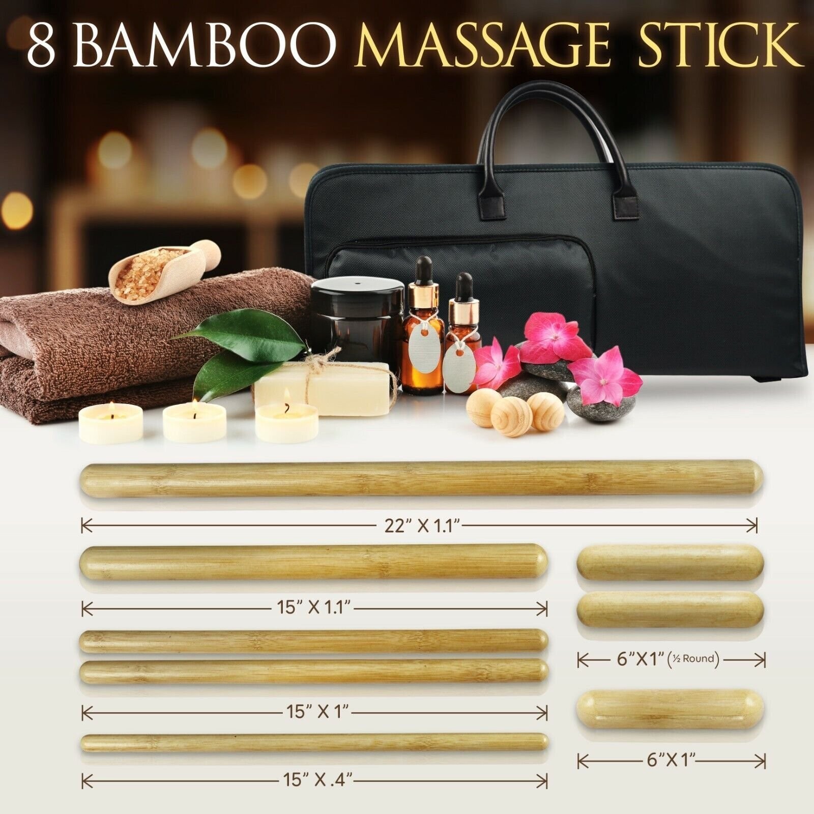 SereneLife Massage Kit Back Therapy Innovative Waterless Heating Technology