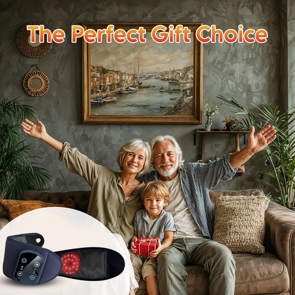 Cordless Hand Wrist Massager Pain Relief w/ 5 Heat Levels and 3 Vibration Modes