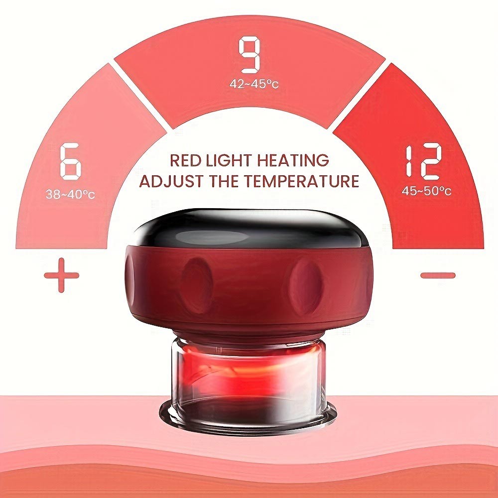 Smart Quiet Durable Versatile Safe Skin-Friendly Smart Electric Cupping Massager