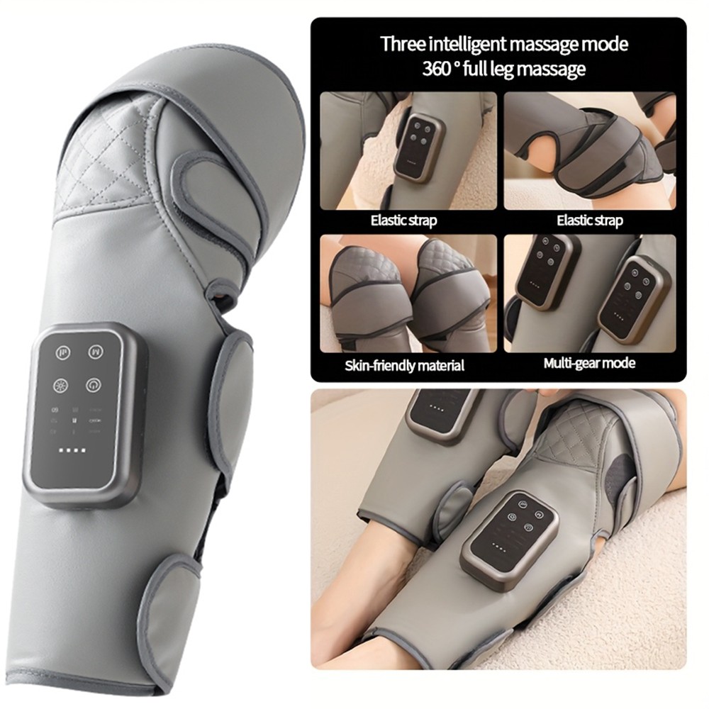 1/2x Cordless Knee Massager for Pain Relief 3 Vibration Modes, 3 Heating Levels
