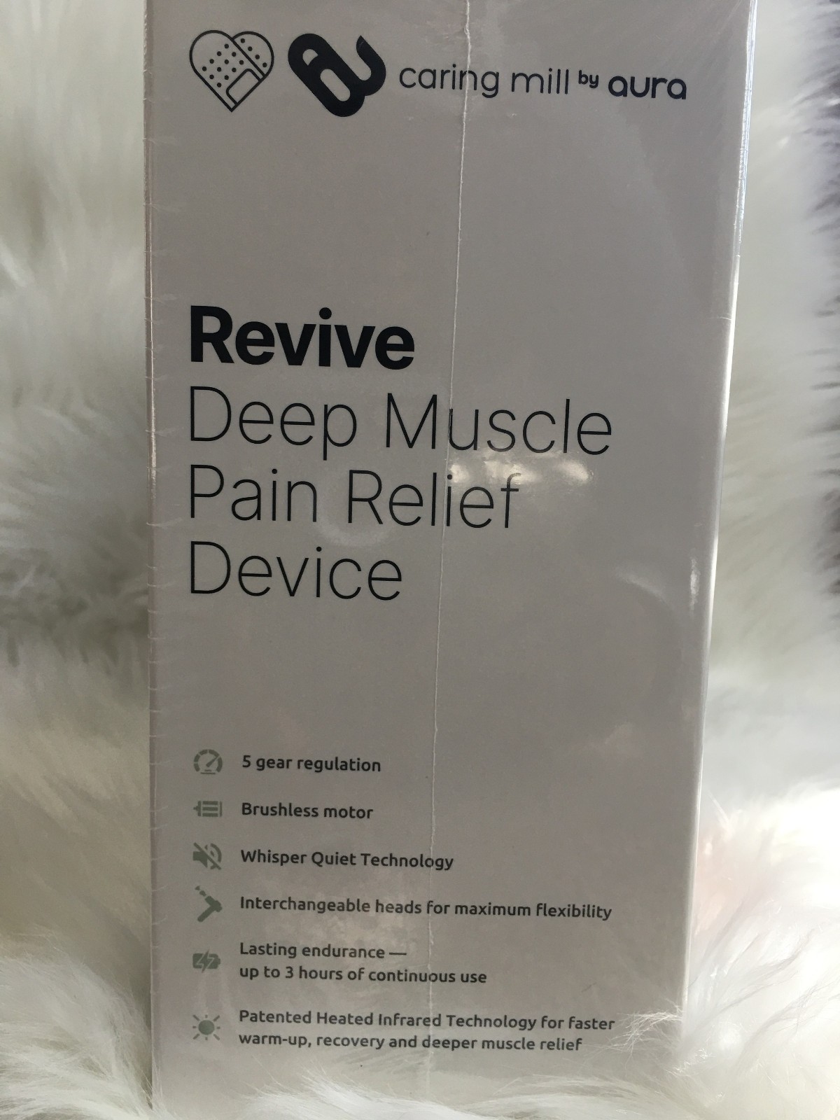 Revive Deep Muscle Pain Relief Device Caring Mill Aura Massage Gun New