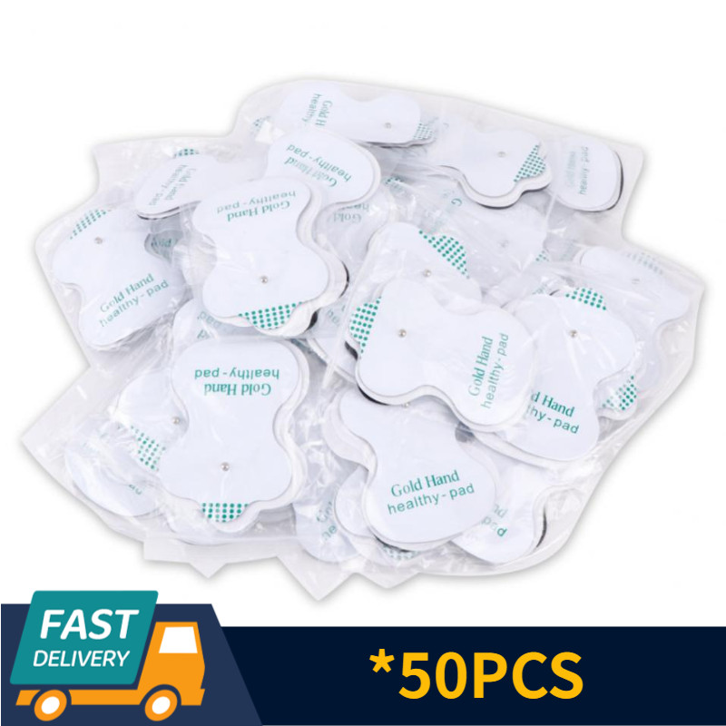 50PCS Snap On Replacement Pads For Massager & Electrode Pads TENS Unit NEW