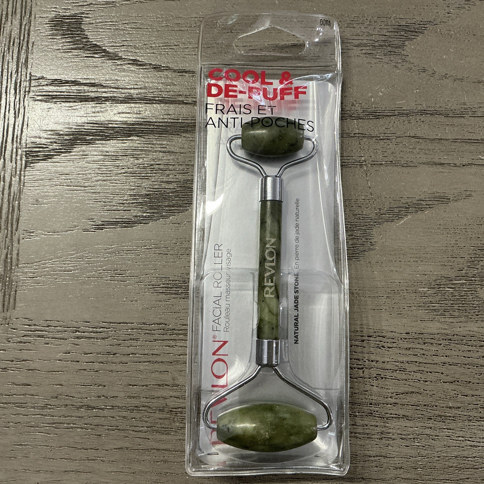 REVLON Facial Roller Cool & De-Puff Natural Jade Stone #00114 – SEALED AS SHOWN