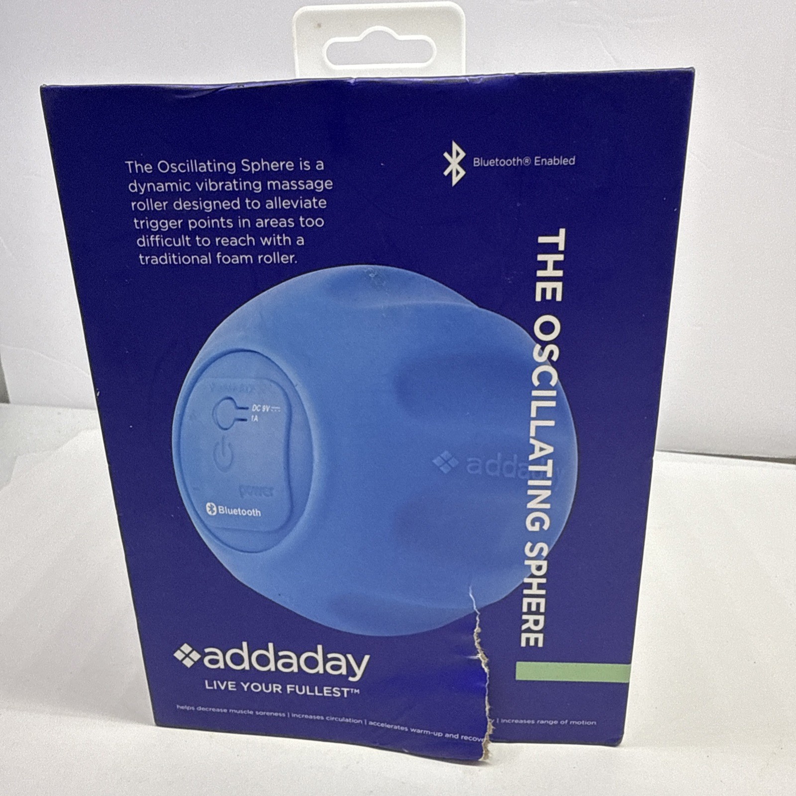Addaday The Oscillating Sphere Massager Bluetooth Enabled Rechargeable