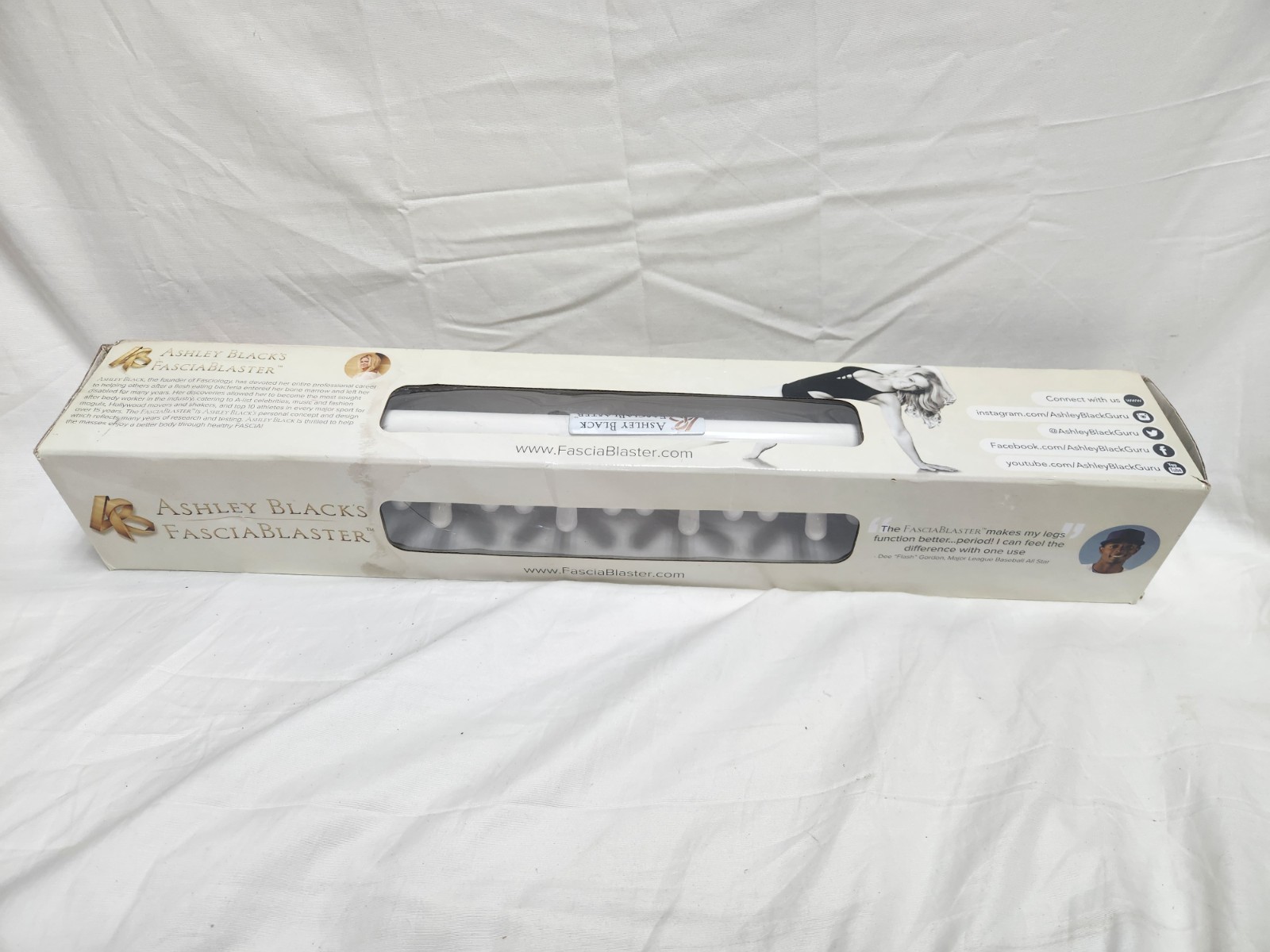 Ashley Black Fascia Blaster 4 Claws Deep Massager Cellulite Reducing Tool