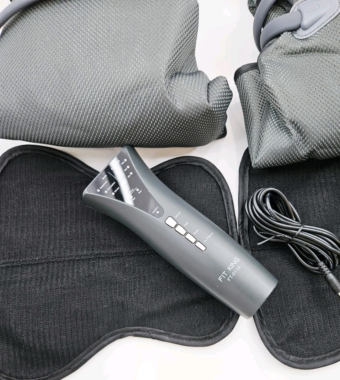 Fit King FT-011A Black Better Performance Air Compression Leg Massager With Heat