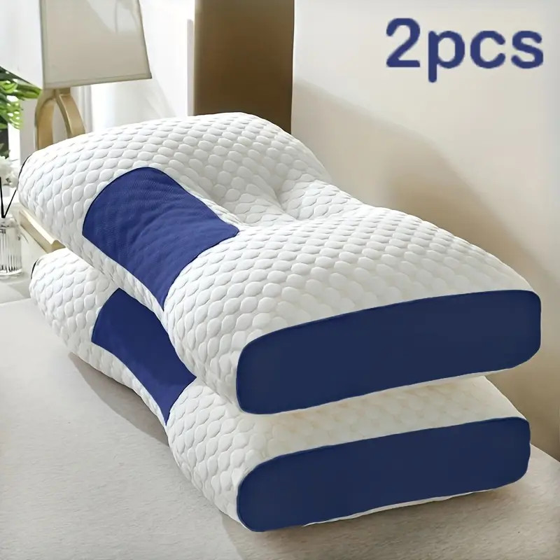 Buy 1 Get 1 Free, 2 Soft Woven Neck Massage Couple Pillows – Adjustable Ergonomi