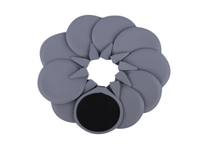 5 Pair 6.5cm Round Rubber Electrode Pads For Microcurrent Body Sliming Machine