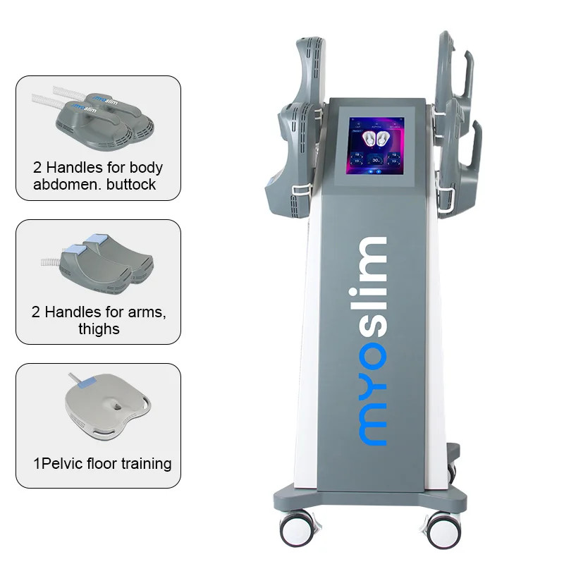 EMS Body Sculpt Machine with 4 Treatment Heads for Muscle Growth & Fat Reduction