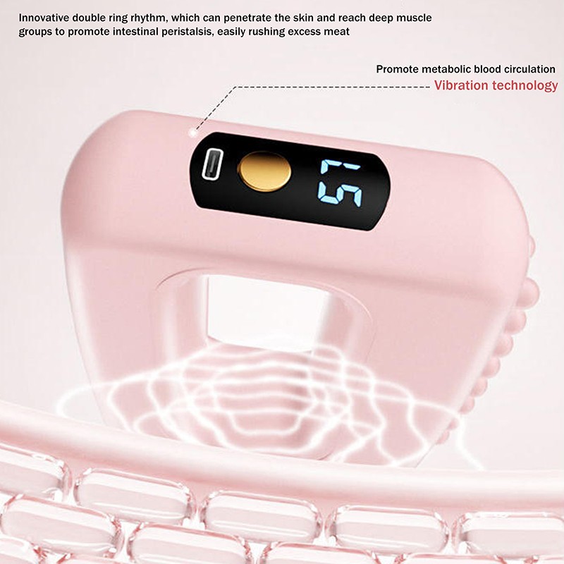Electric Fascia Ring Massager Full Body Slimming Deep Tissue Vibration Massage