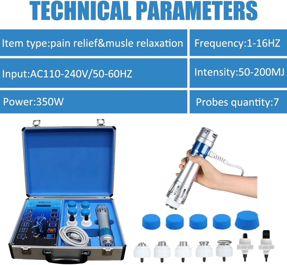 Shockwave Therapy Machine SW14B Portable Pain Relief Device