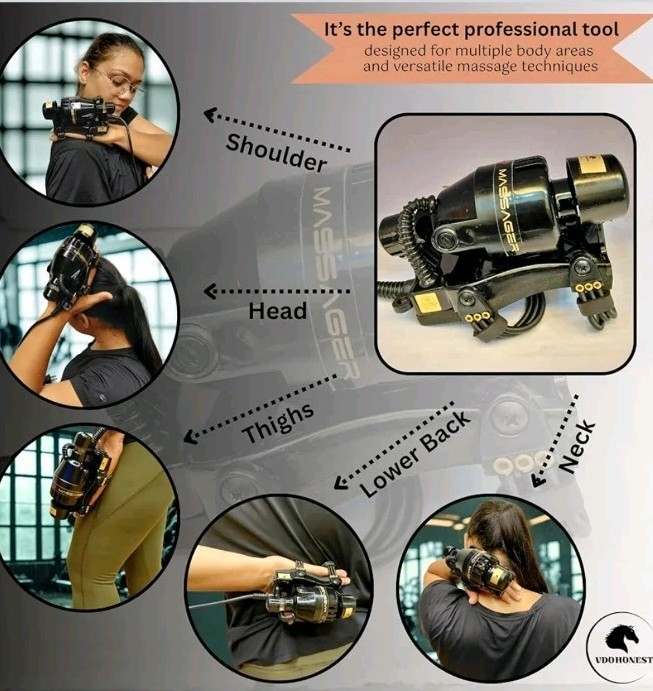 India Care Dual Speed Electric Massager for Full Hand Body