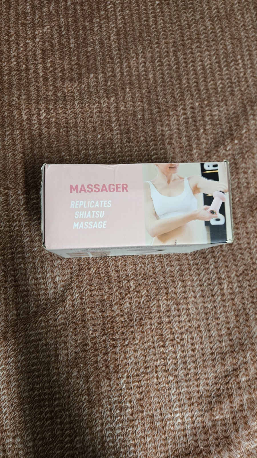 Shiatsu Massage Gun YX-720, 5 Heads, Deep Tissue, Pink/Black/White, CE RoHS