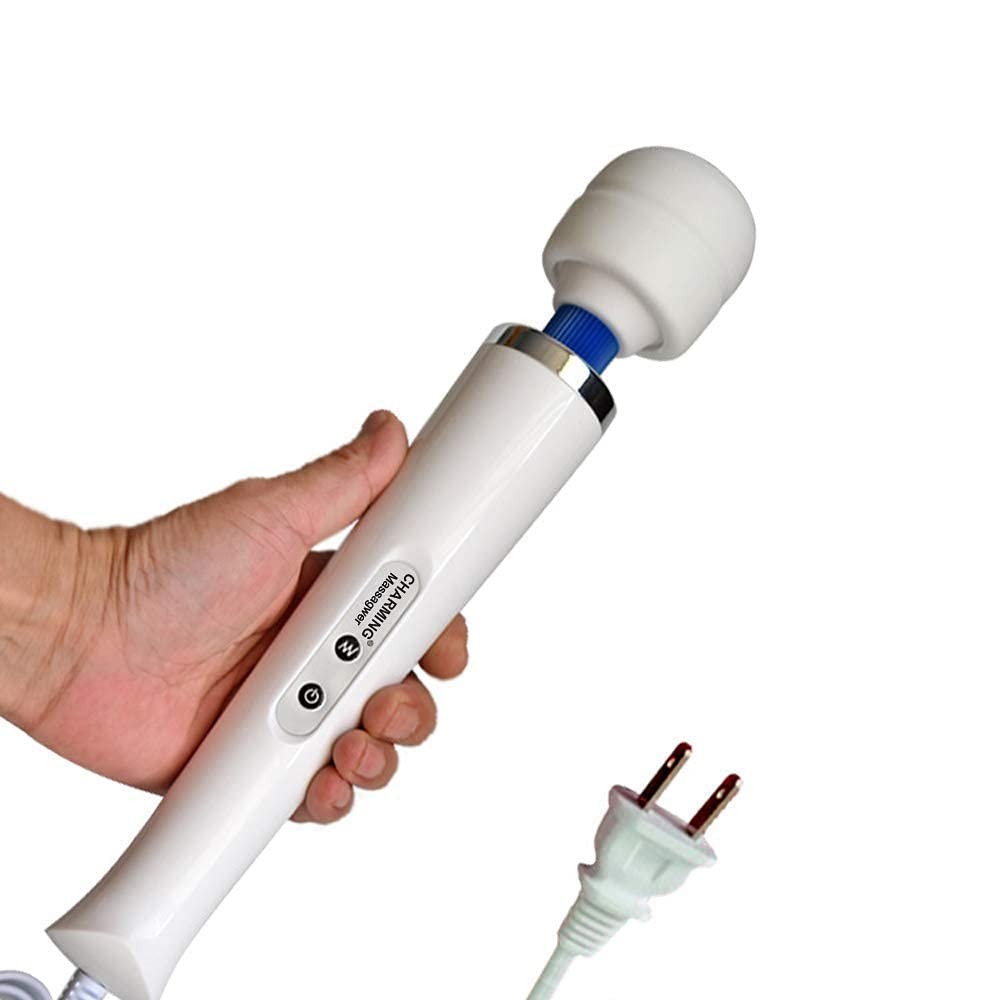 10 Speeds Wired Powerful Handheld Back Massager with Strong Vibration, Person…