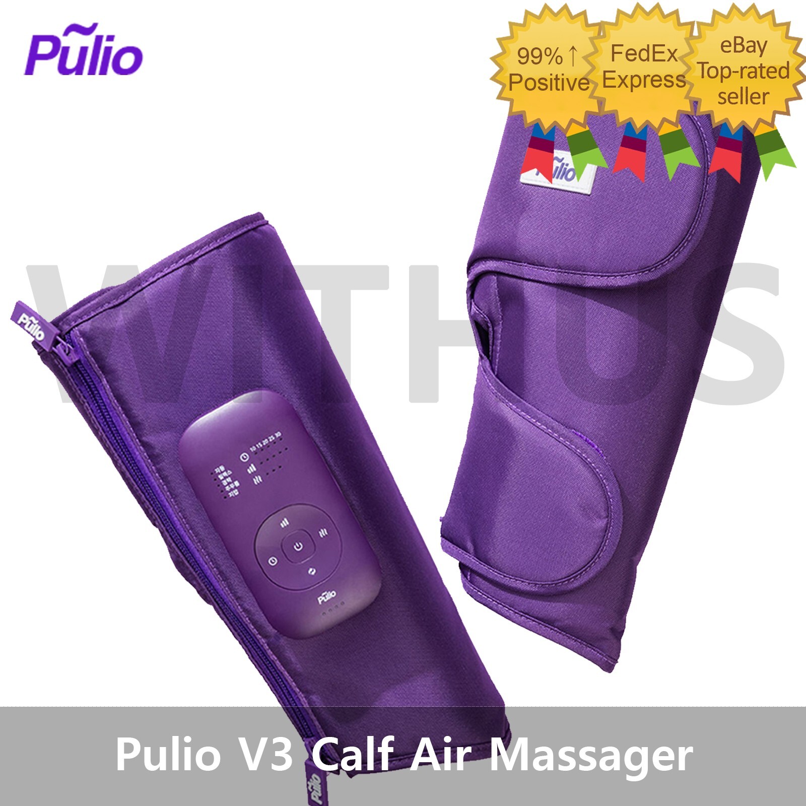 Pulio V3 Wireless Heat Air Pressure Calf Massage Machine Air Massager P005