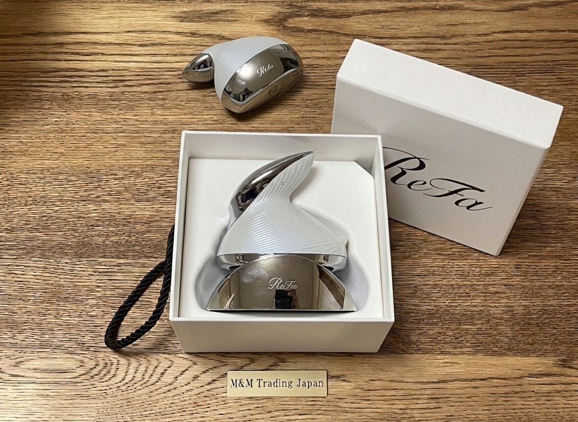 ReFa RE-AP-02A Beauty Head Spa Massage White Tested Silver Japan Tested