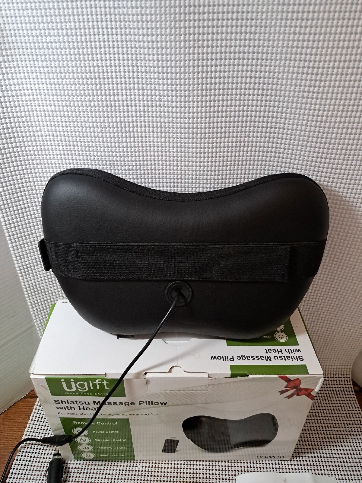 Shiatsu Neck, Shoulder,Back, Waist, Arms, & Feet Massager Pillow with Heat