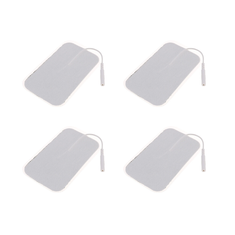 1/4x Tens Machine Electrode Pad Self-adhesive for Massagers Reusable Health Care