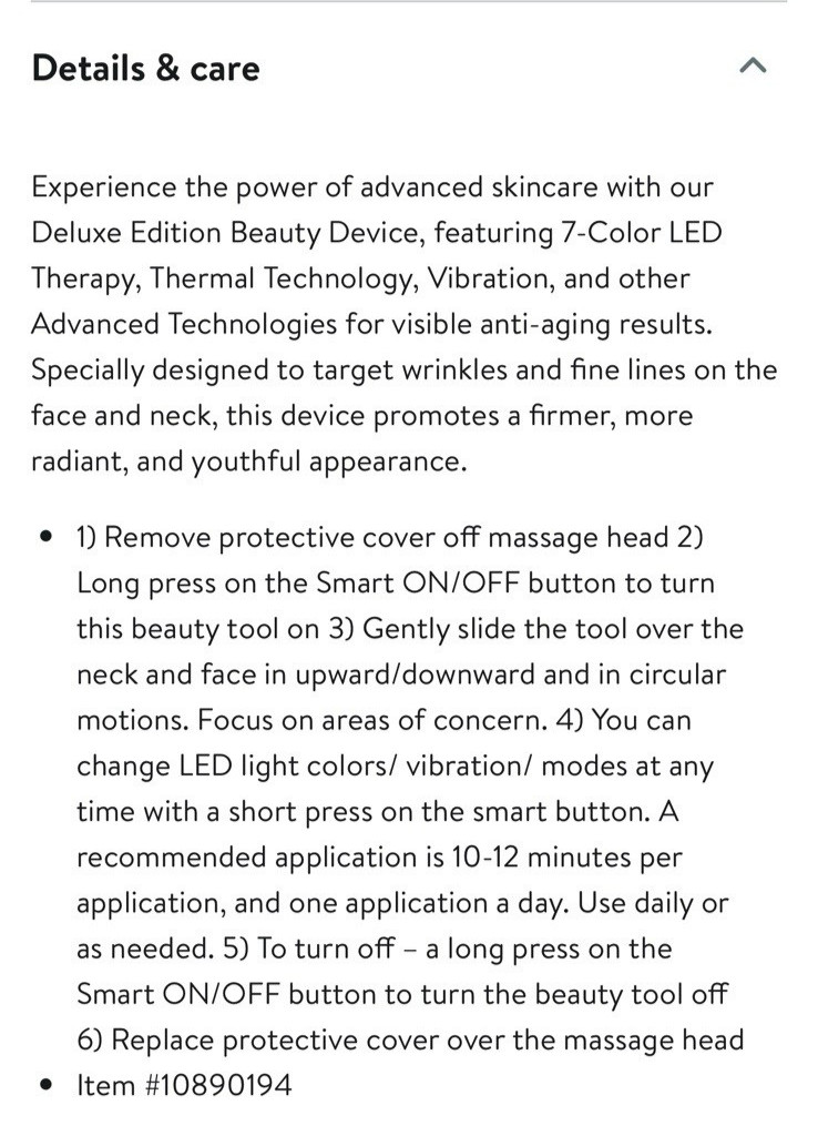 Glo24K 3D Spa Pro LED Massager for Face & Body Multifunctional Premium Luxury Ed