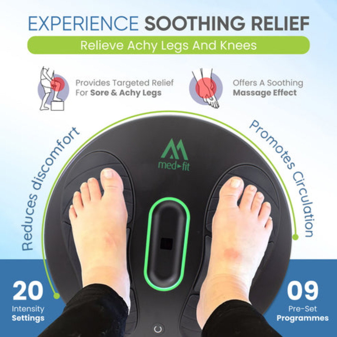 Medi-Boost: Circulation TENS & EMS Foot Massager – Rechargeable