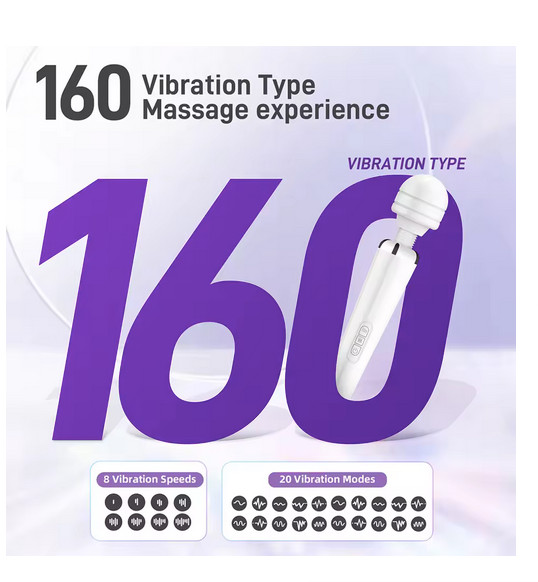 Powerful Vibrating Magic Wand Compact, Powerful, Ideal for Body Relaxation
